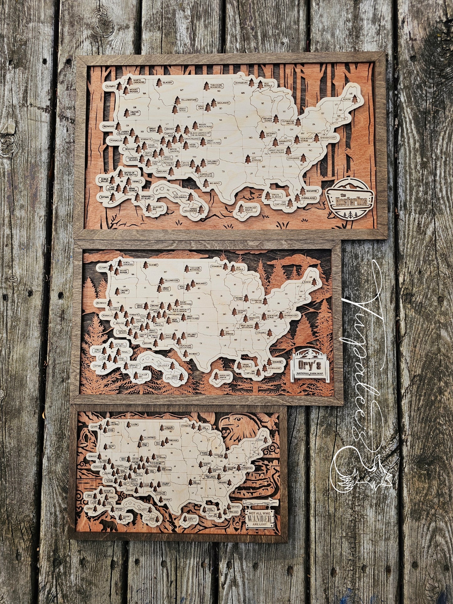 Travel Map - U.S. National Parks