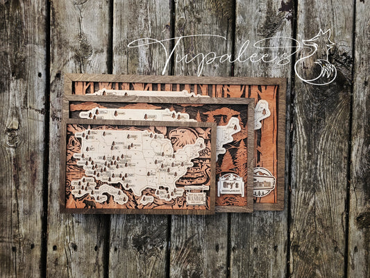 Travel Map - U.S. National Parks