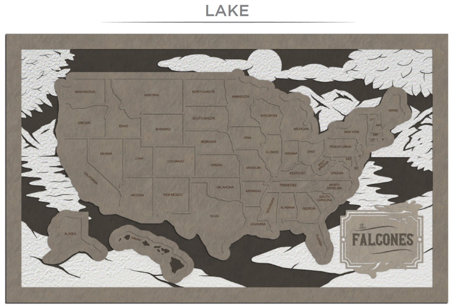 Travel Map - U.S. States
